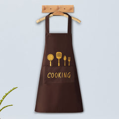 Home Kitchen Waterproof And Oil Proof Apron Cute Version Customization