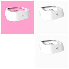 1.5L Cat Dog Water Bowl Carried Floating Bowl Anti-Overflow Slow Water Feeder Dispenser Pet Fountain ABS&PP Dog Supplies