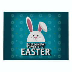 Home Cartoon Rabbit Kitchen Insulation Coaster Anti-scalding Cotton And Linen Western Placemat