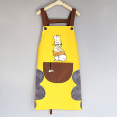 Cute Japanese Female Korean Version Home Adult Kitchen Water And Oil Working Man