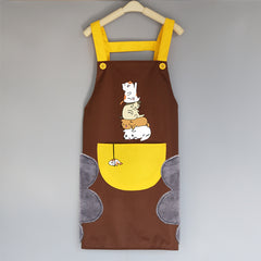 Cute Japanese Female Korean Version Home Adult Kitchen Water And Oil Working Man