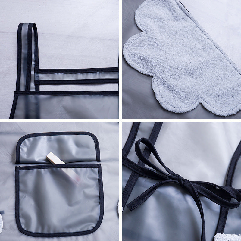 Women's Fashionable Home Kitchen Cooking Waterproof And Oil-proof Apron