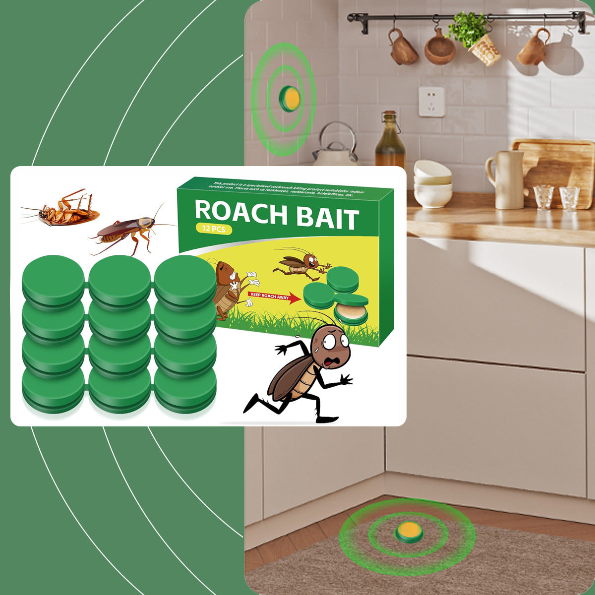 Cockroach Repellent Home And Dormitory Kitchen Strong Cleaning Cockroach Killer Trapper