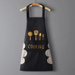 Home Kitchen Waterproof And Oil Proof Apron Cute Version Customization