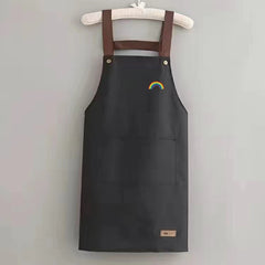Waterproof And Oil-proof Kitchen Apron For Men And Women At Home