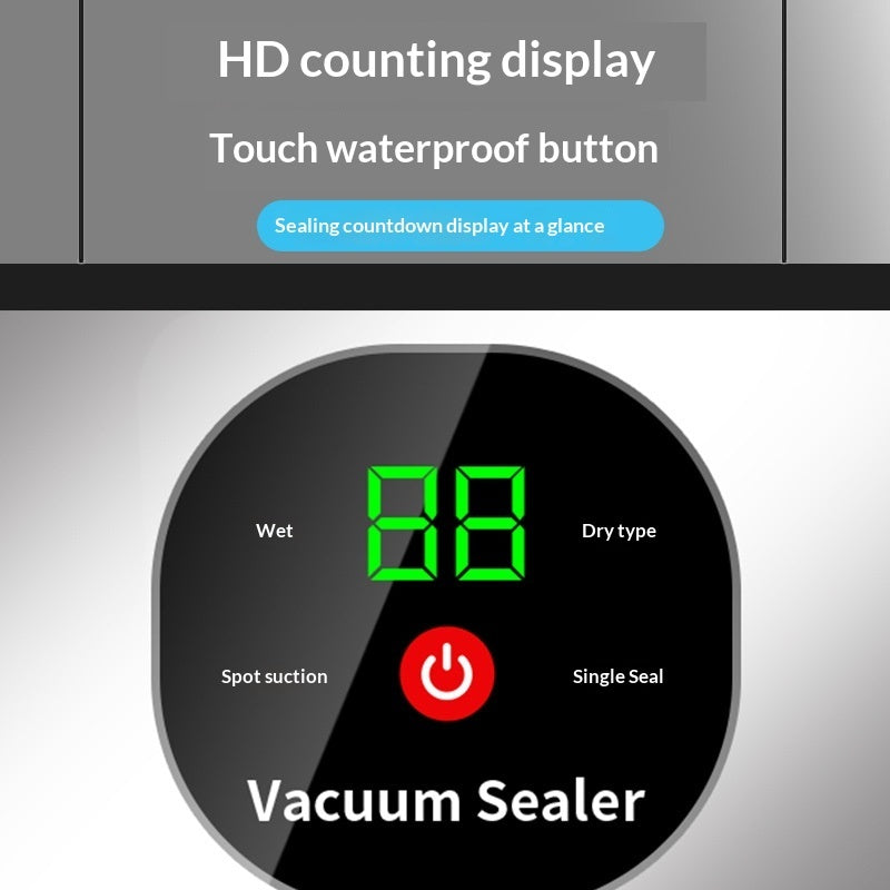 Wireless Vacuum Sealer For Home Use Rechargeable Vacuum Food Sealer Kitchen Packaging And Sealing Machine