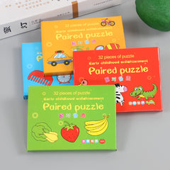 Cartoon Educational Toys Matching Puzzle Early Education Toys