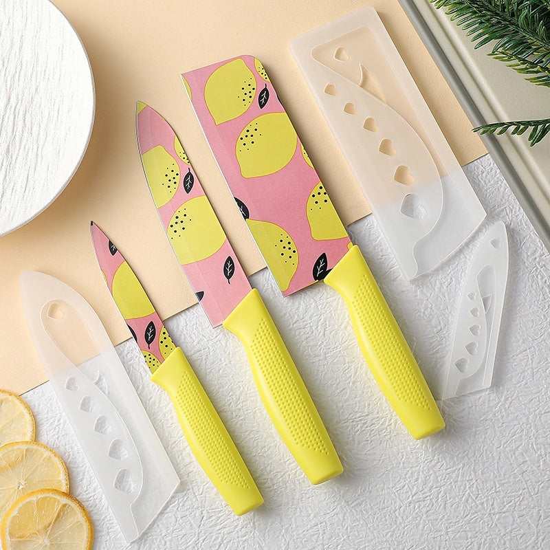 3-piece Knife Set For Home Use Vegetable And Slice Cutter Kitchen Knife